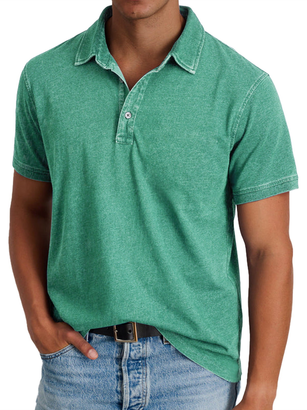 La Baule | Polo avec collier pour hommes