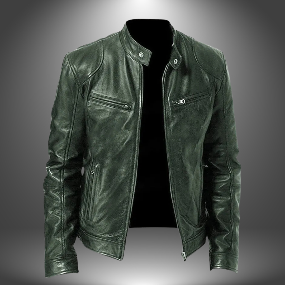 La Baule | Veste en cuir artisanal pour homme