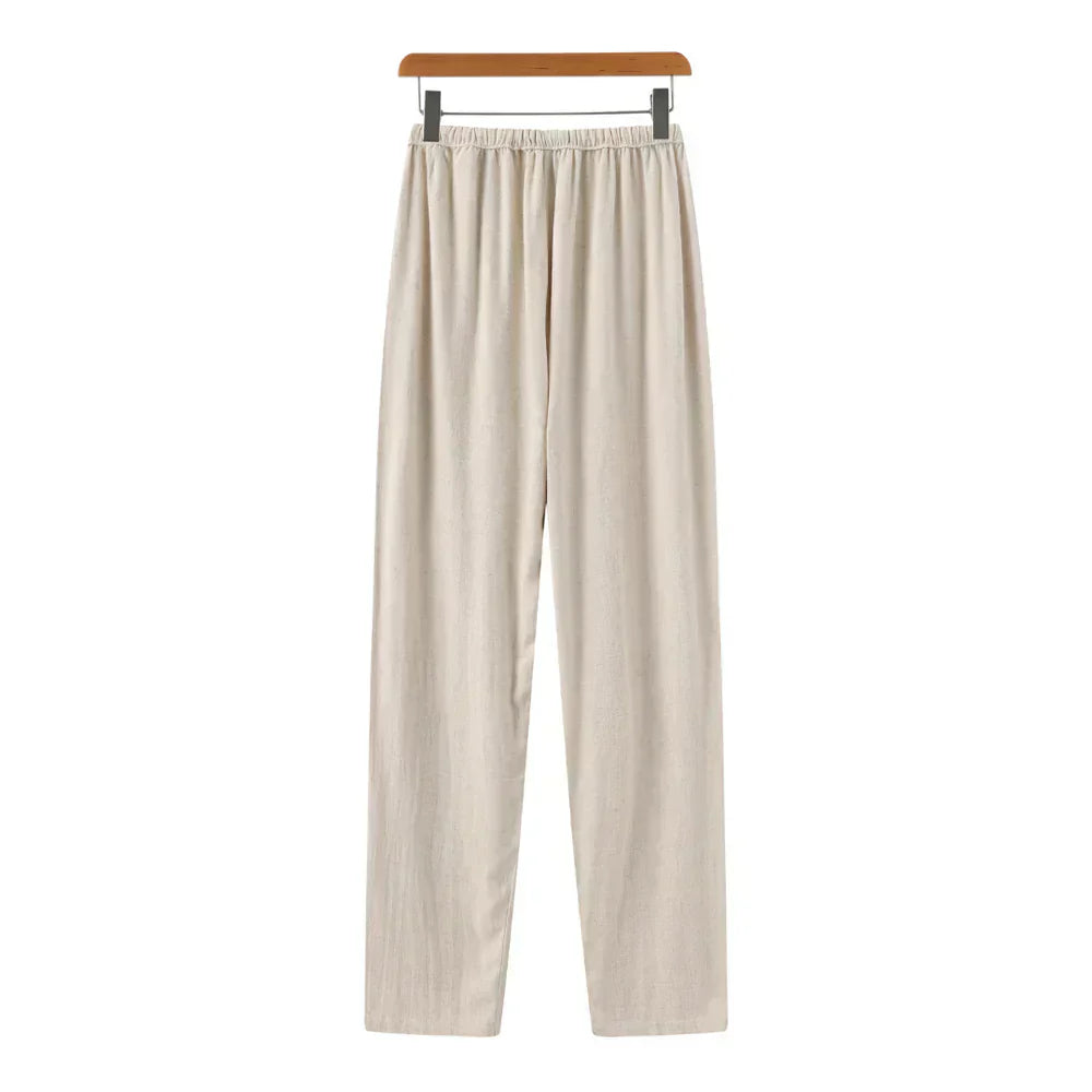 La Baule | Pantalon slim en lin