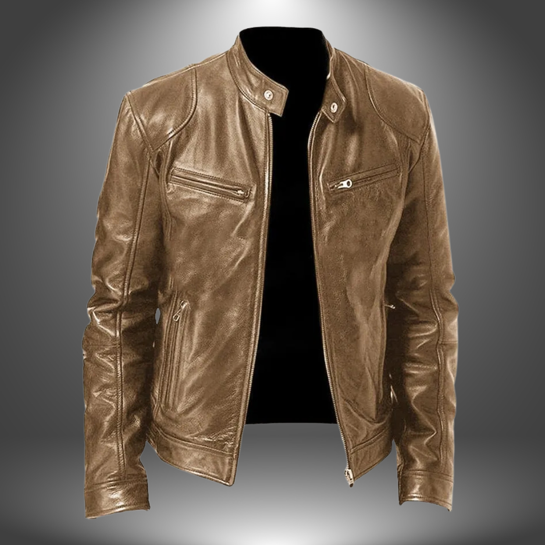 La Baule | Veste en cuir artisanal pour homme