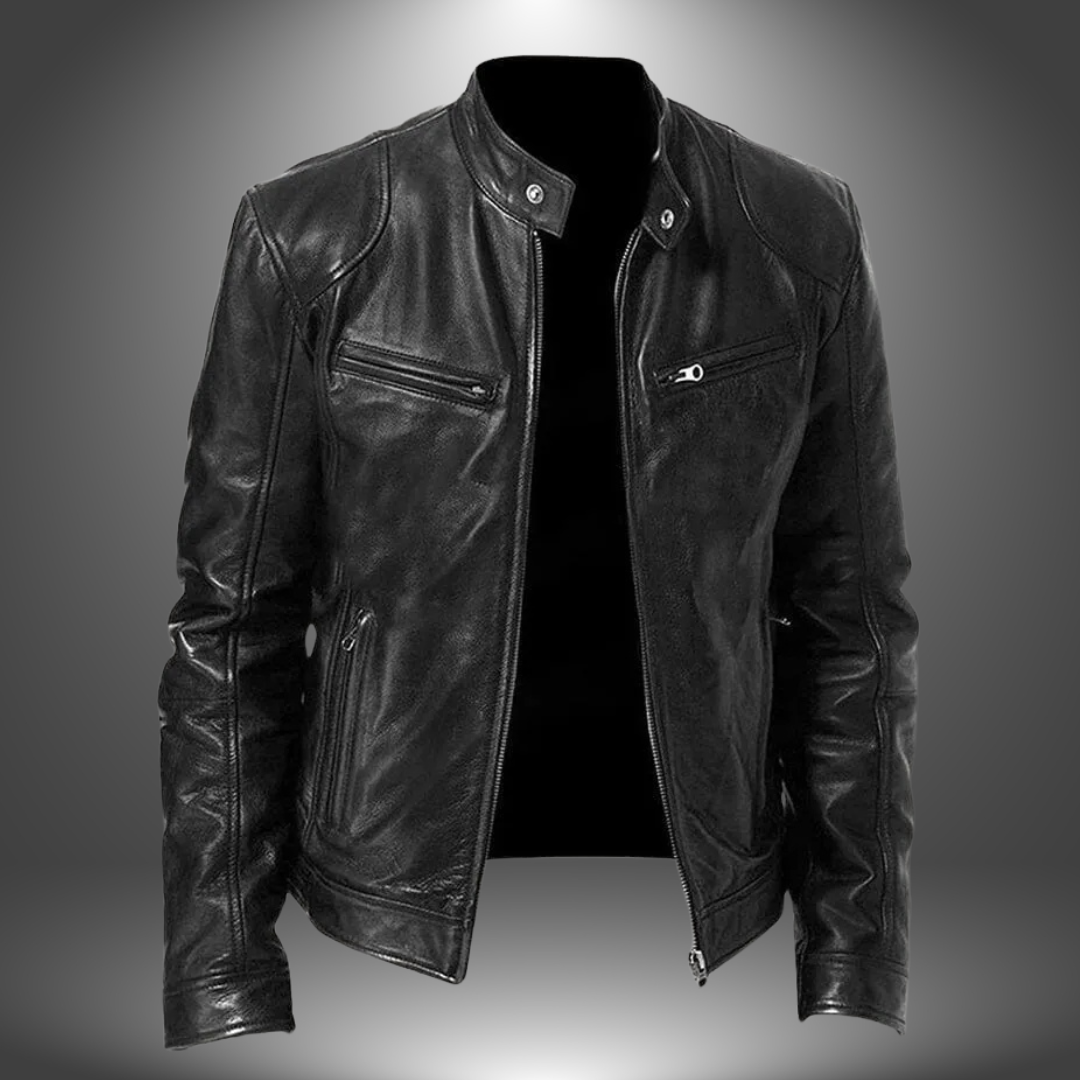 La Baule | Veste en cuir artisanal pour homme