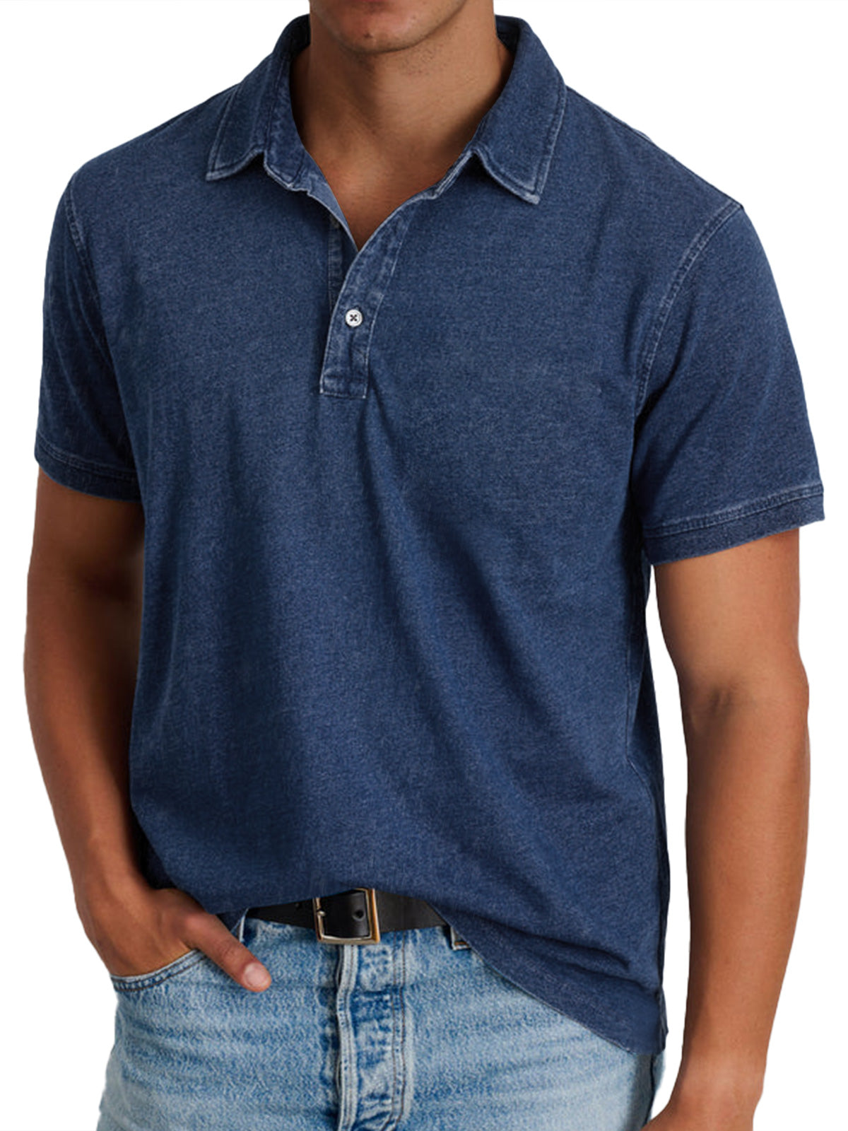 La Baule | Polo avec collier pour hommes