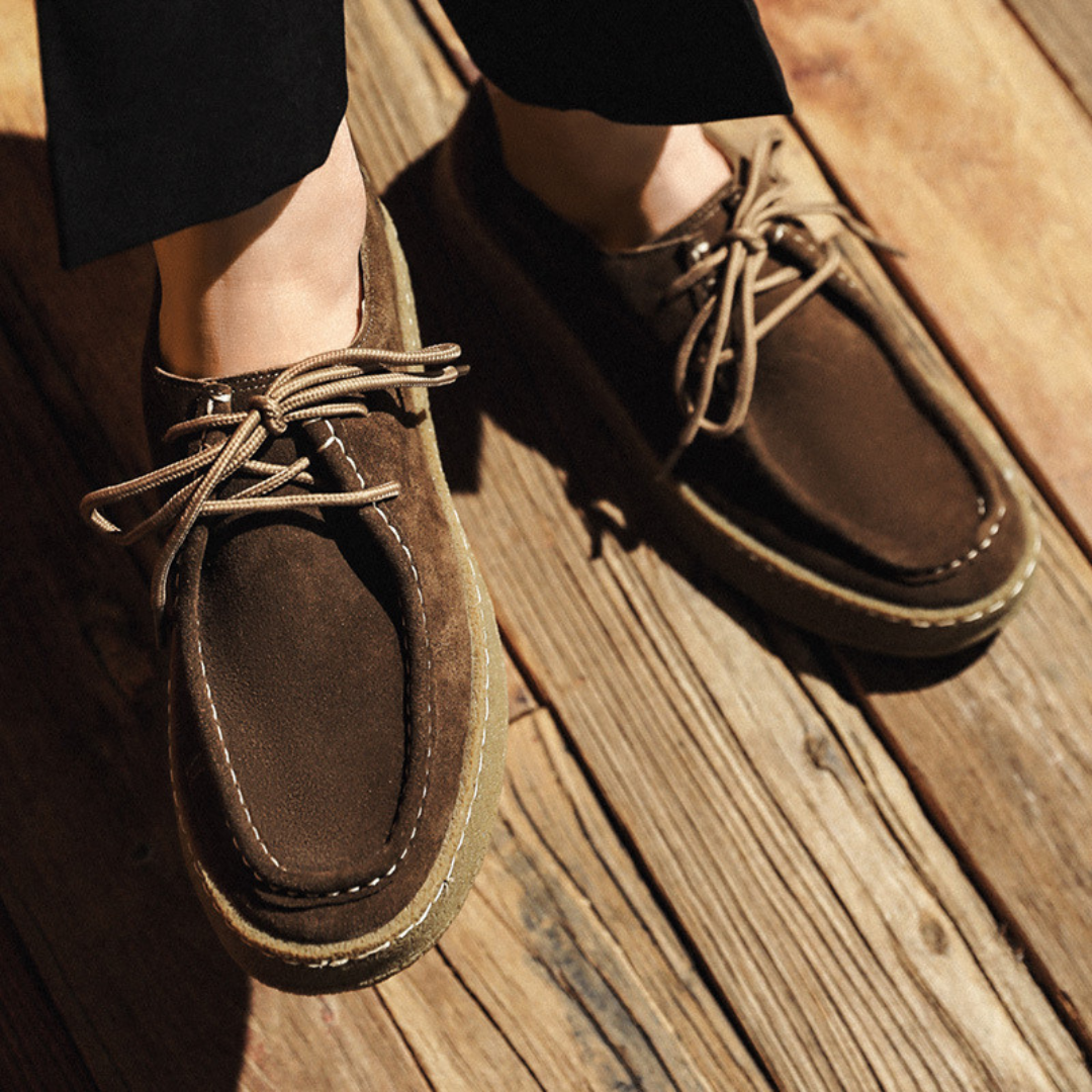 La Baule | Chaussures de ville en daim haut de gamme