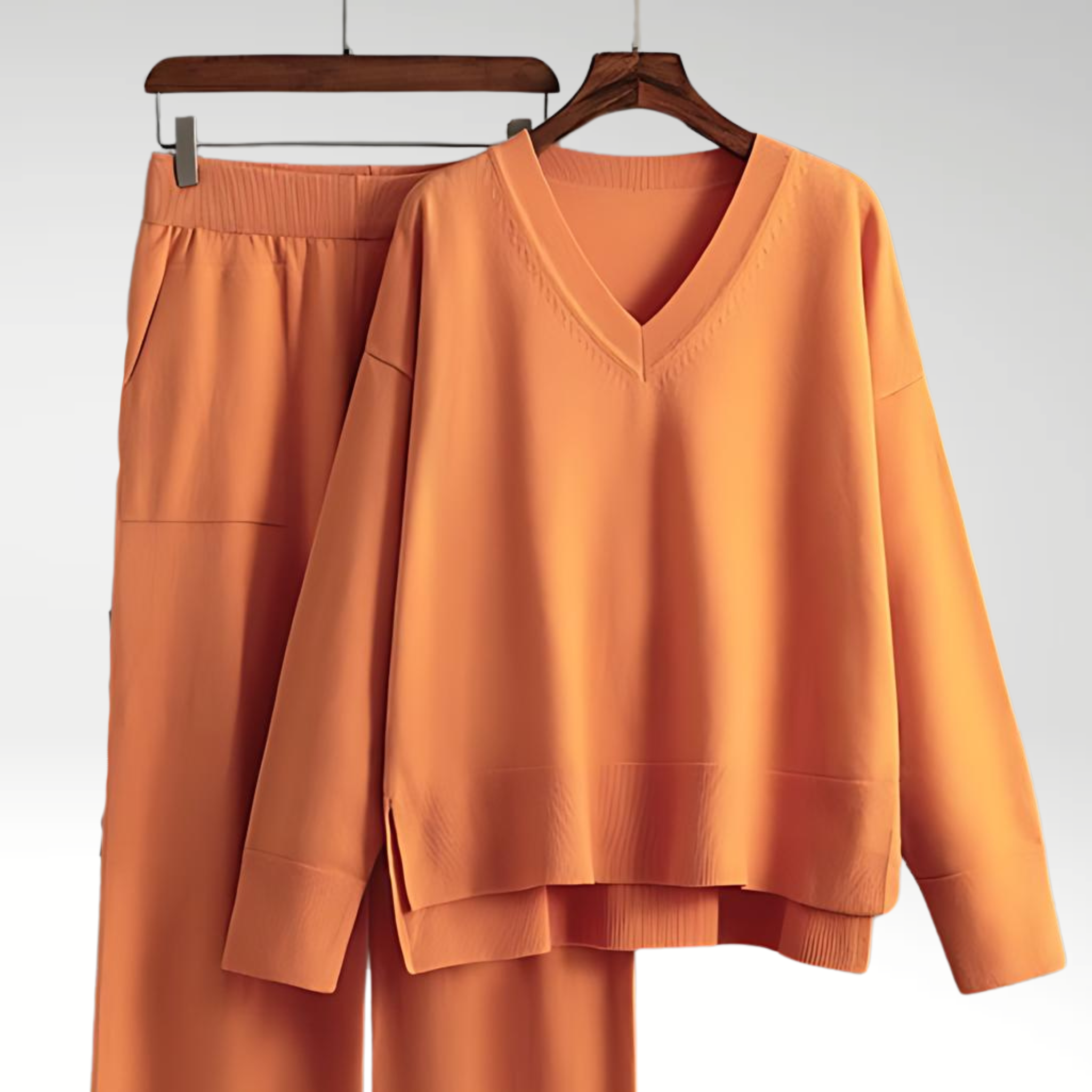 La Baule | Luxe Ensemble deux pièces col V