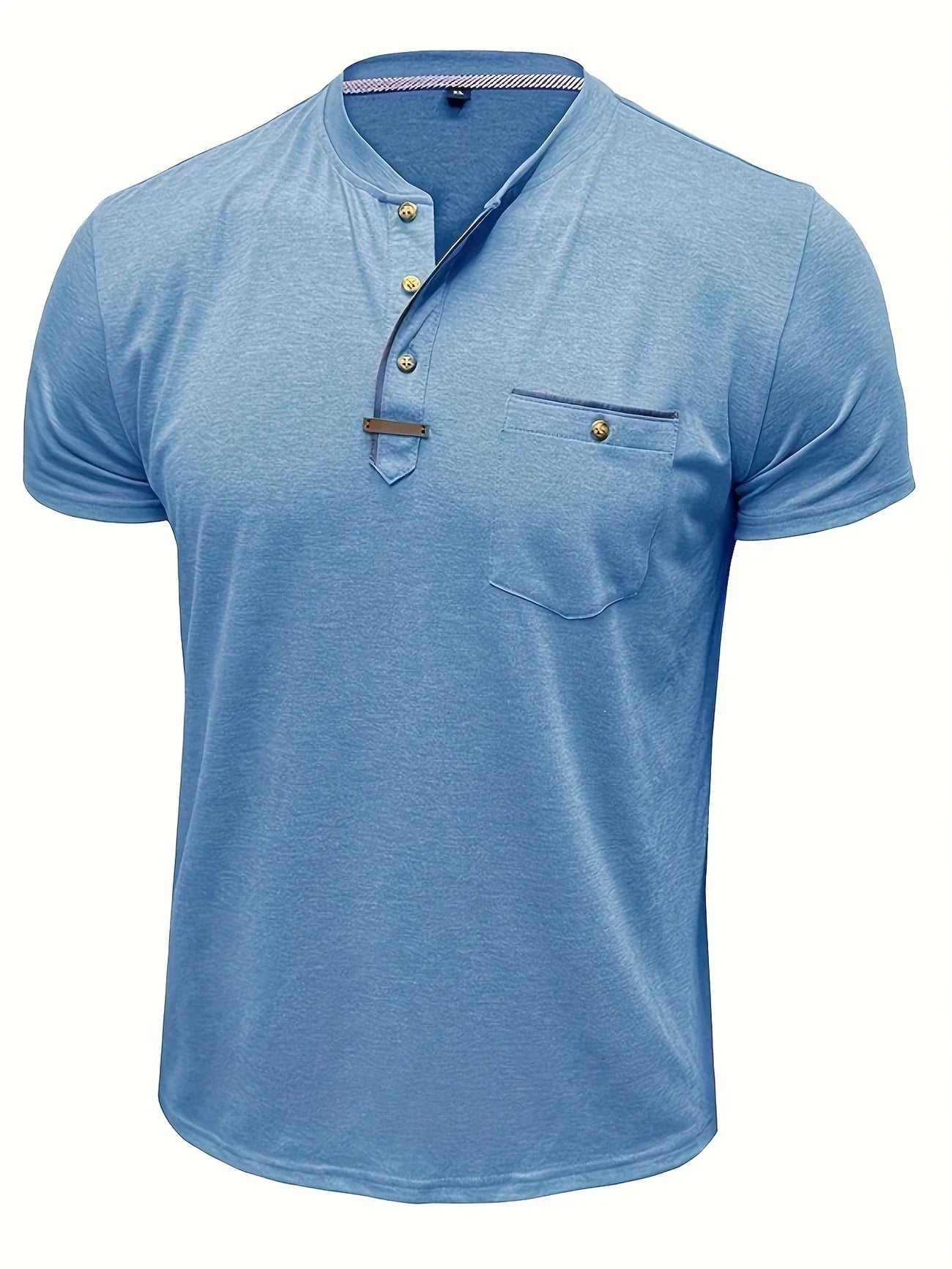 La Baule | T-shirt col rond élégant avec poche