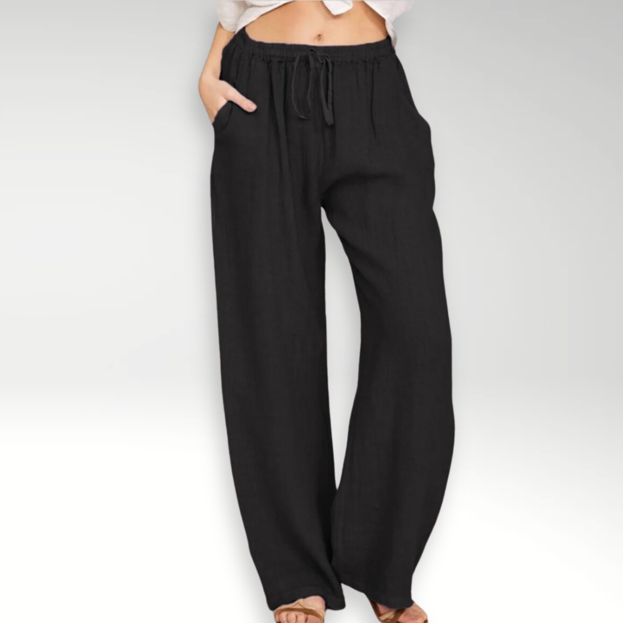 La Baule | Pantalon confort à jambe large