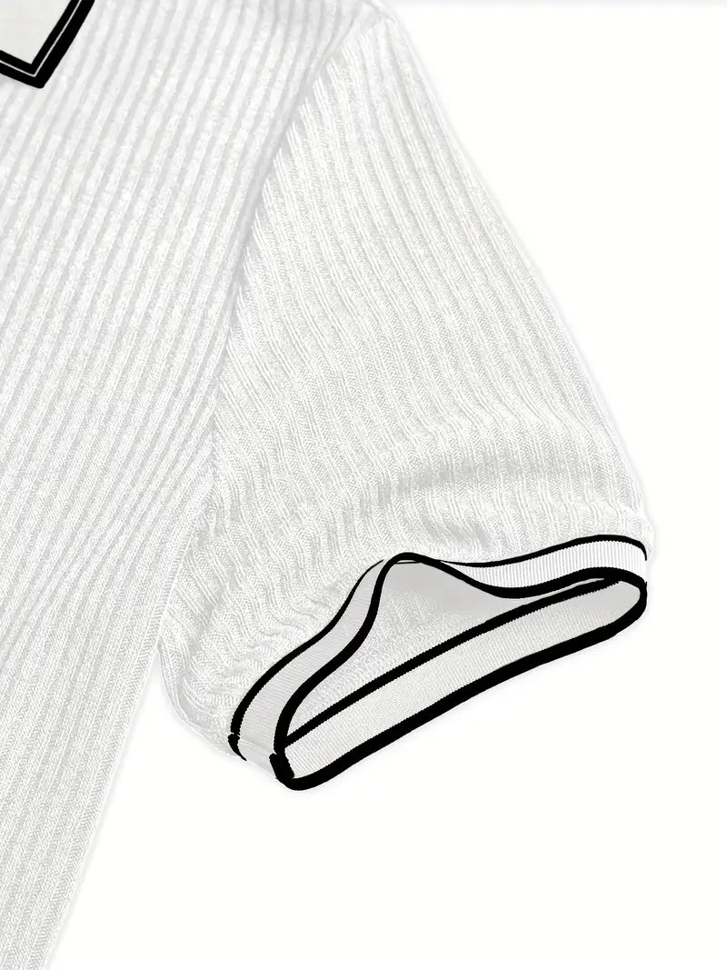 La Baule | Polo élégant à manches courtes
