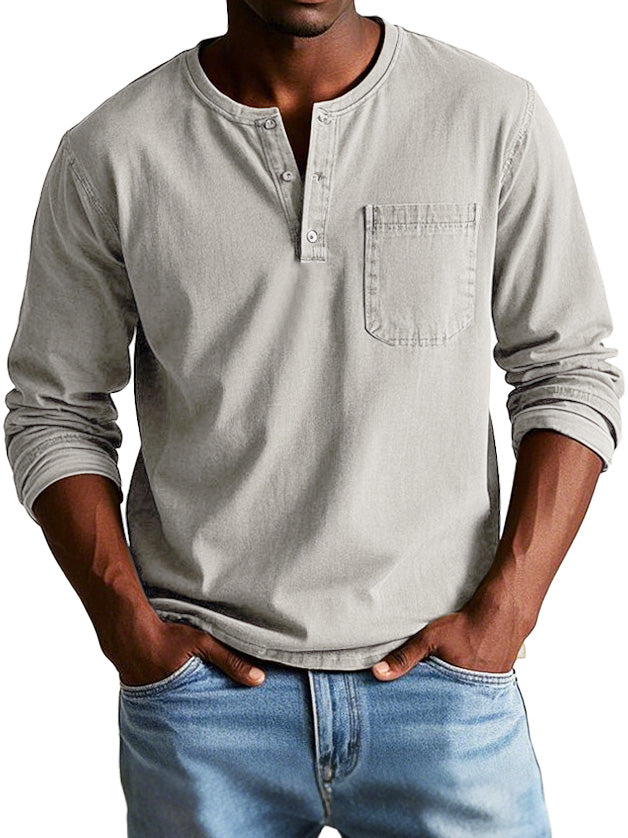 La Baule | Chemise Vintage à Manches Longues