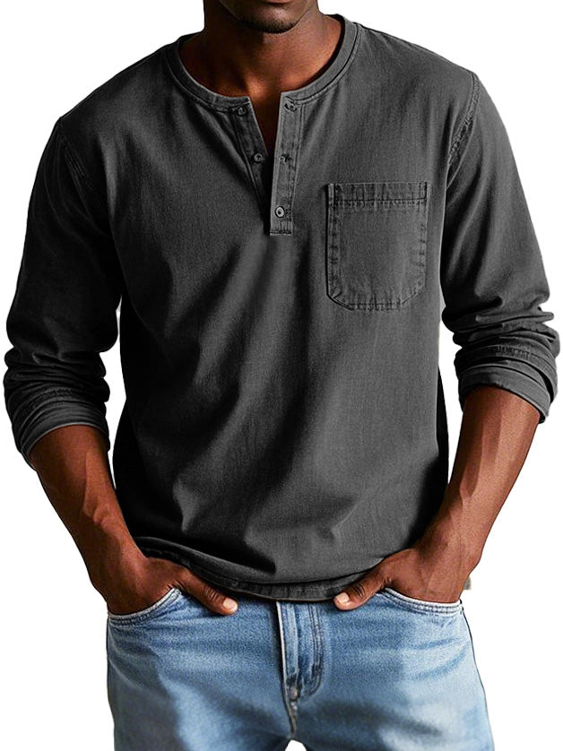 La Baule | Chemise Vintage à Manches Longues