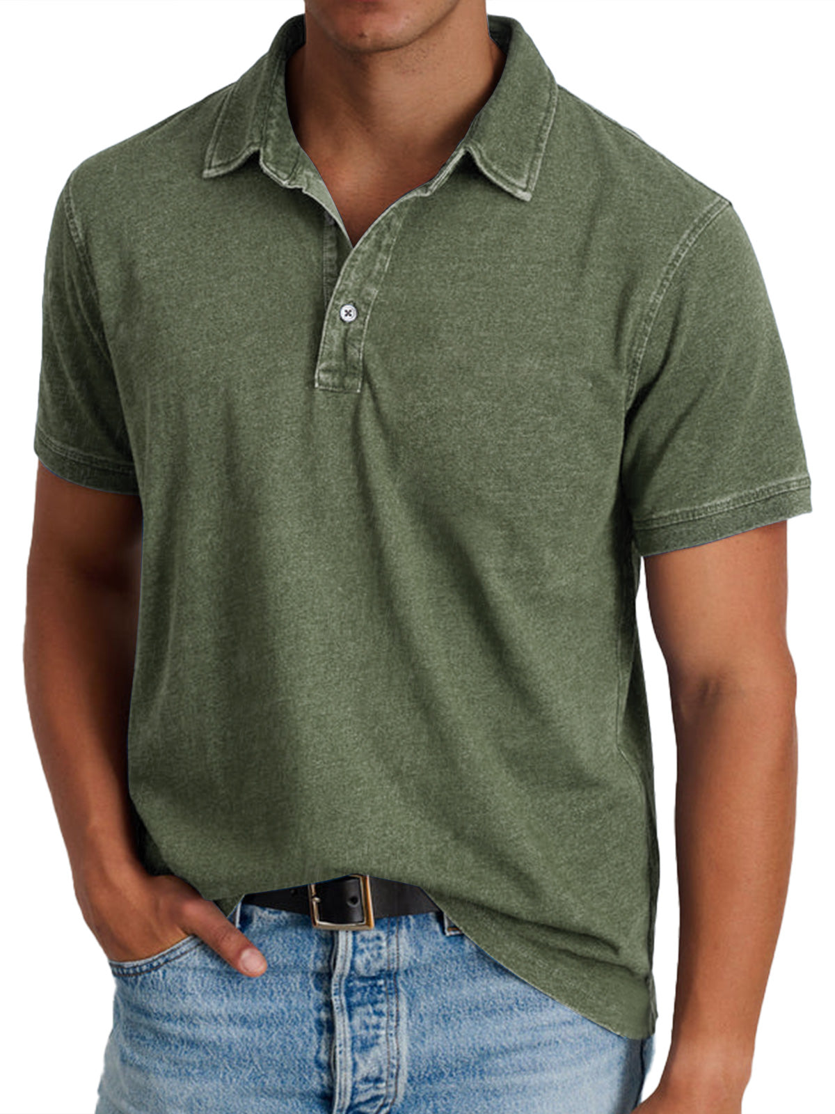 La Baule | Polo avec collier pour hommes