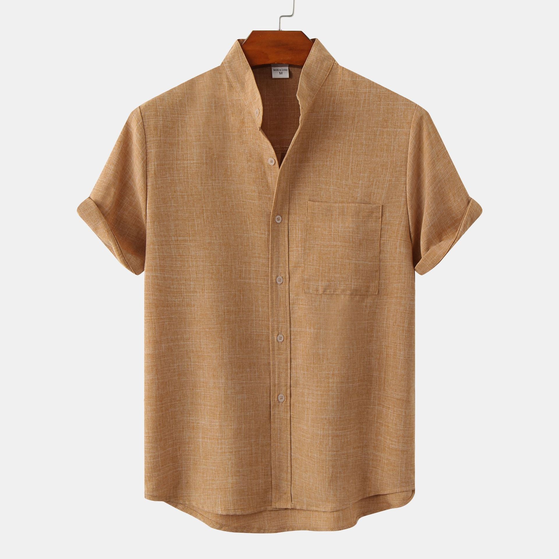 La Baule | Chemise en coton unie avec boutons