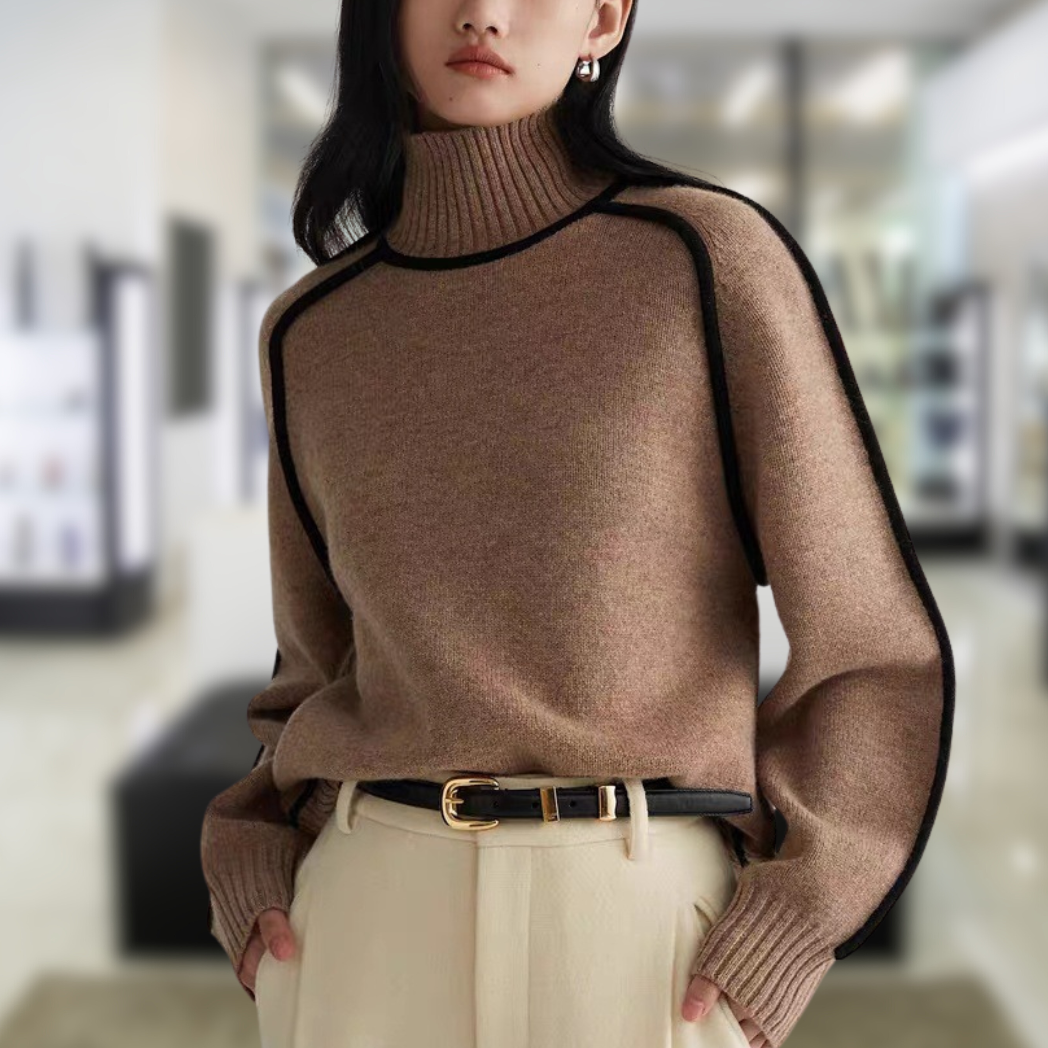 La Baule | Pull à col roulé confortable