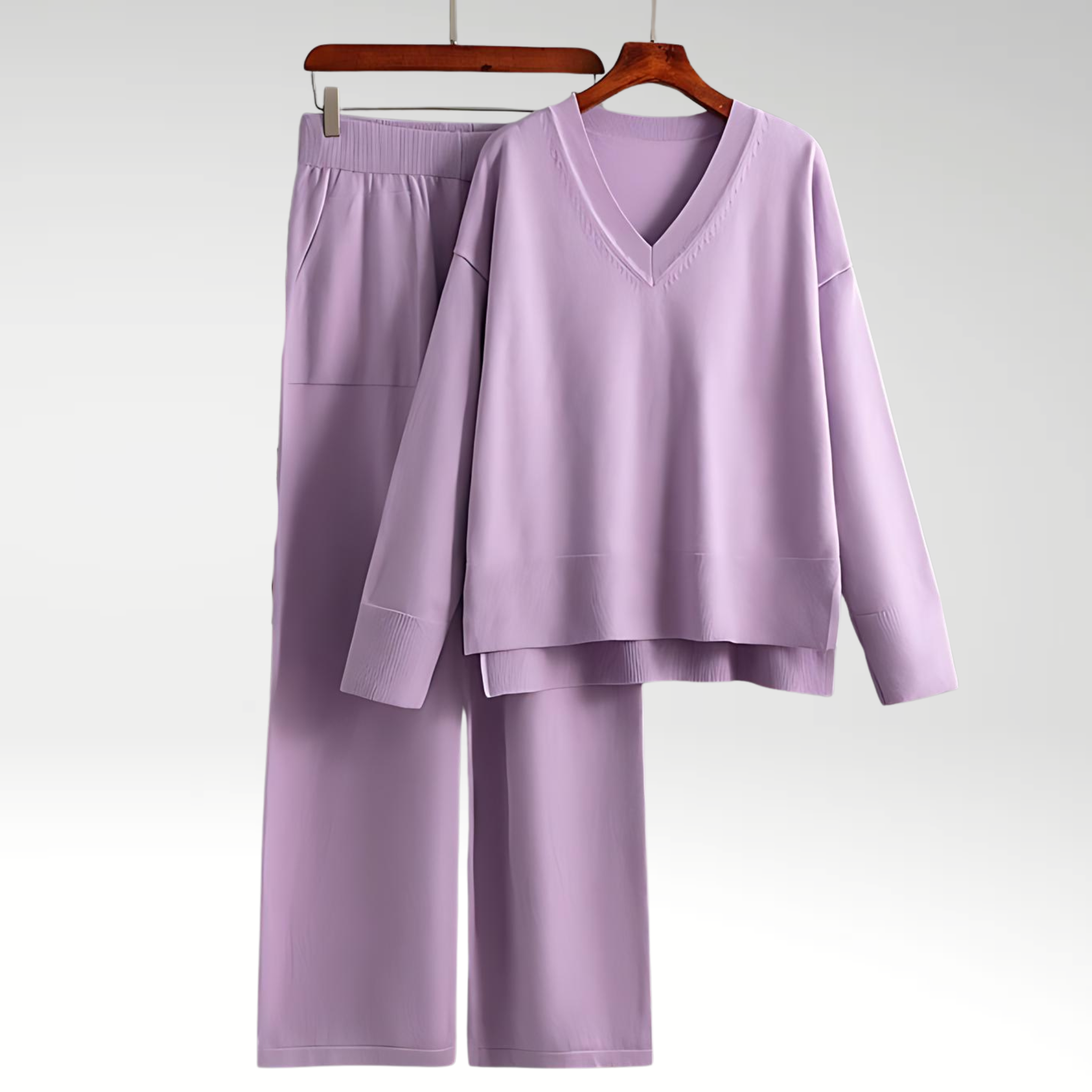 La Baule | Luxe Ensemble deux pièces col V