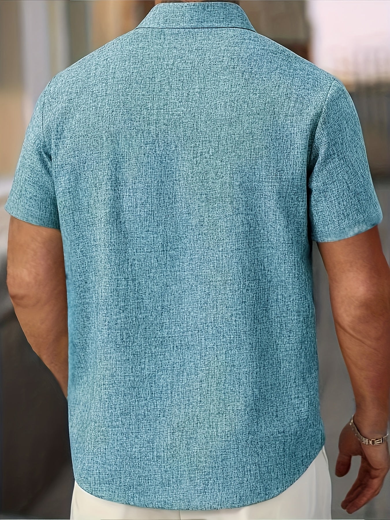 La Baule | Chemise légère à manches courtes en mélange de lin