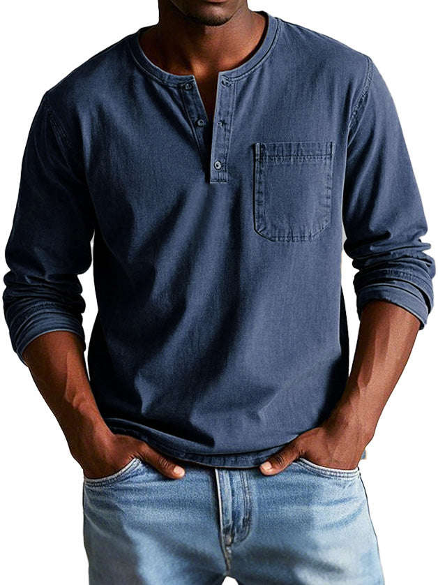 La Baule | Chemise Vintage à Manches Longues