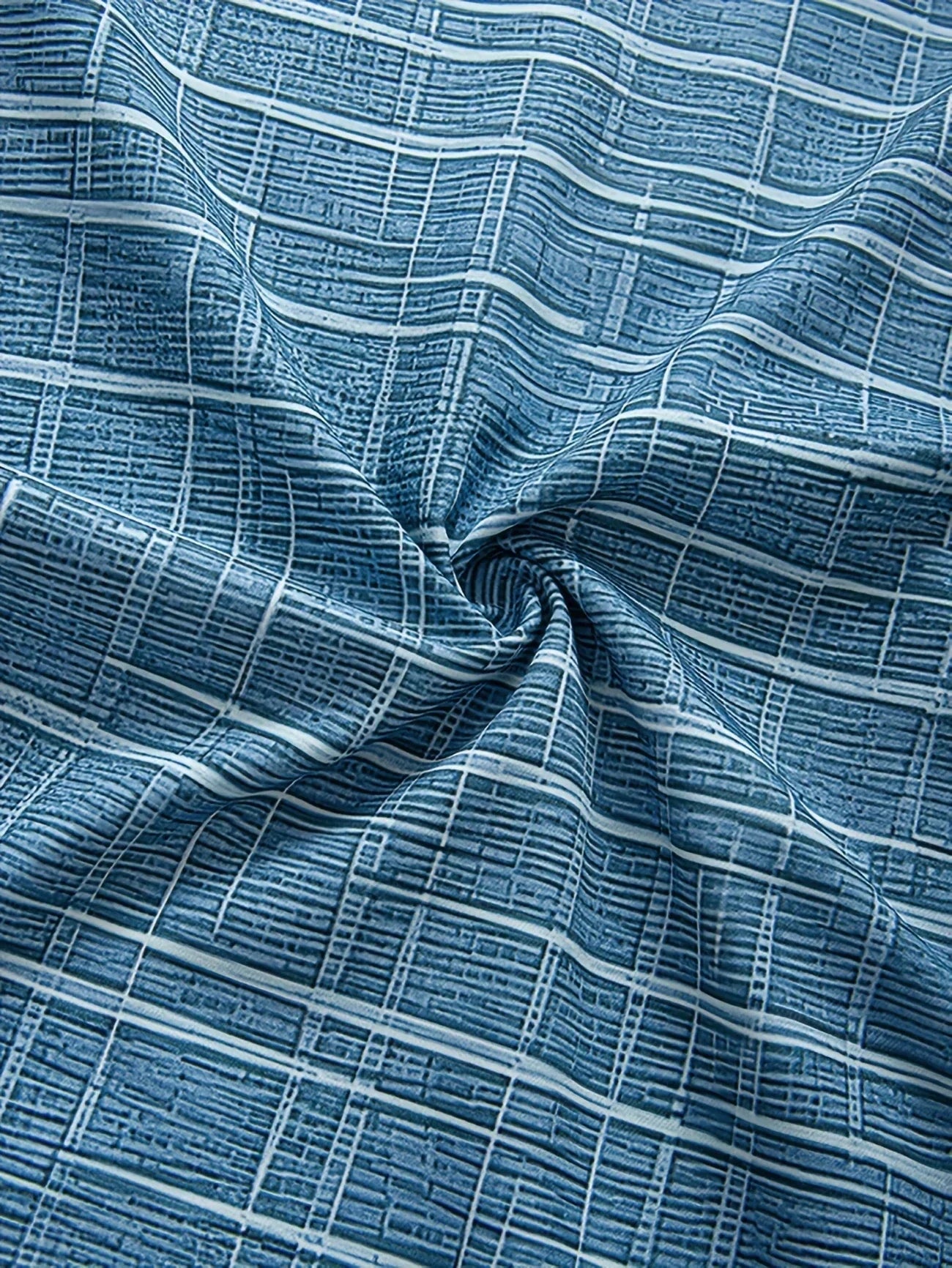 La Baule | Chemise élégante à motif rayé et à carreaux