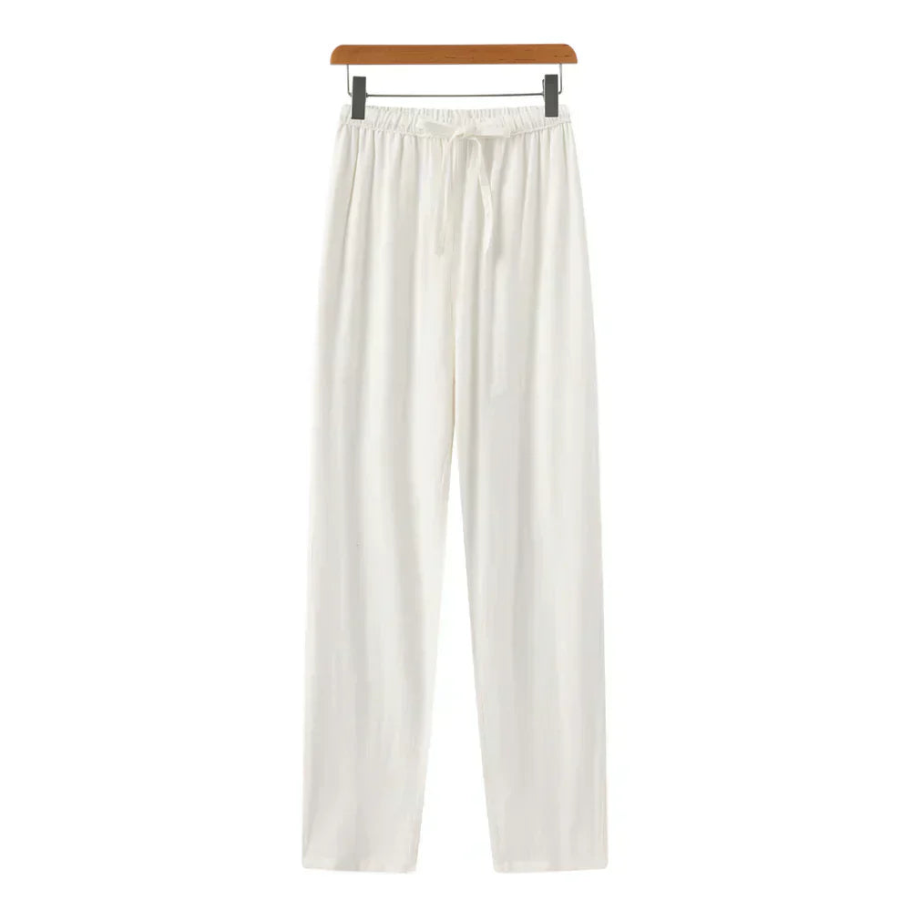 La Baule | Pantalon slim en lin