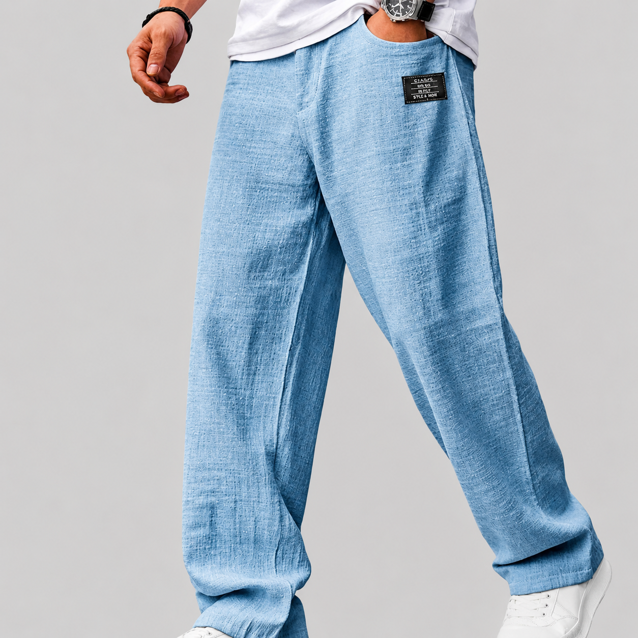 La Baule | Pantalon casual premium en lin