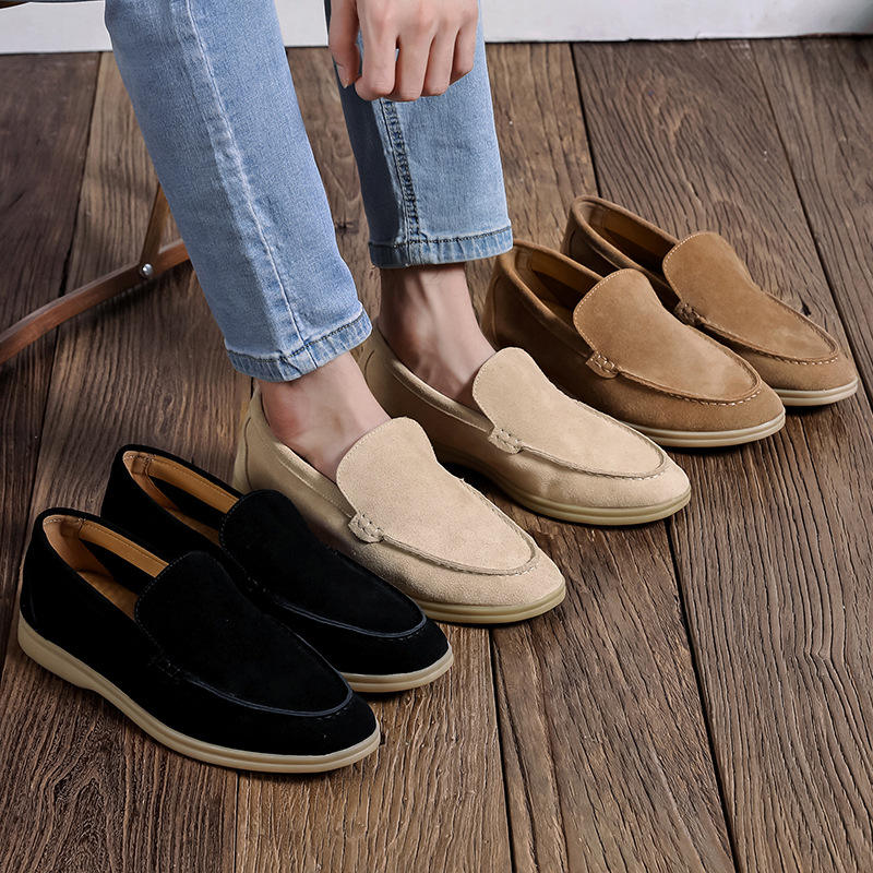 La Baule | Mocassins en daim