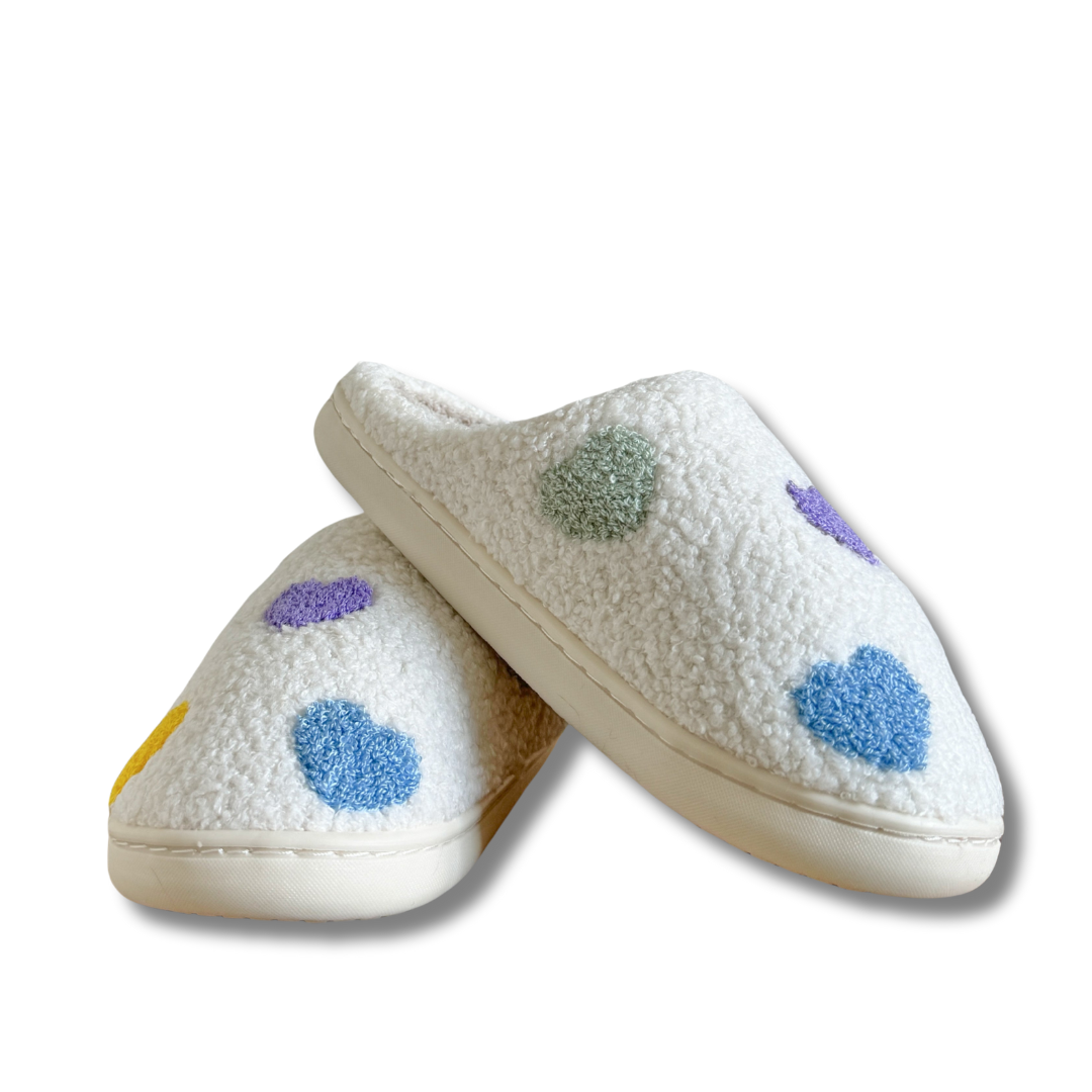 La Baule | Colourful Heart Slippers