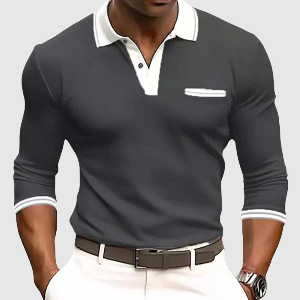 La Baule | Chemise à détails contrastés élégants