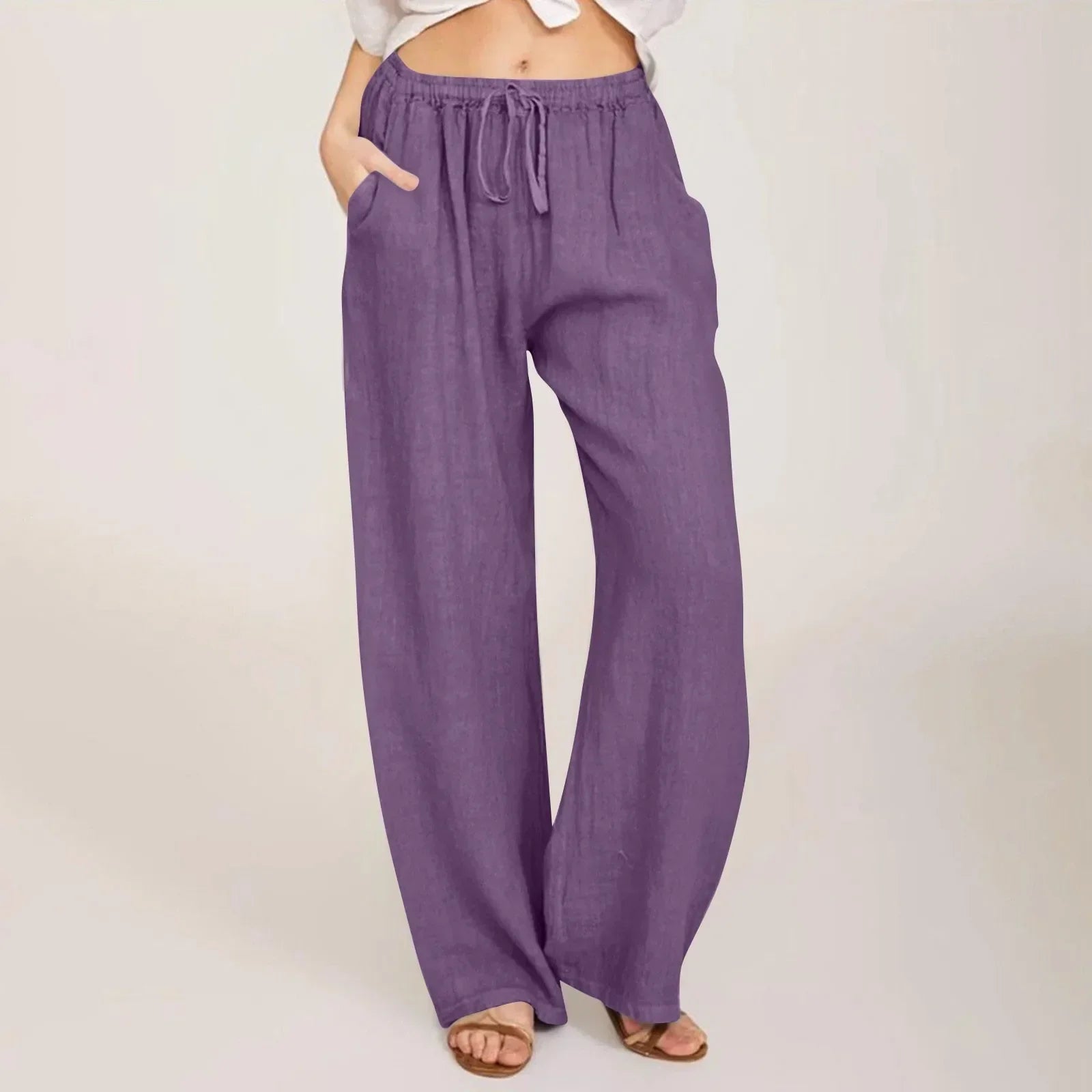 La Baule | Pantalon confort à jambe large