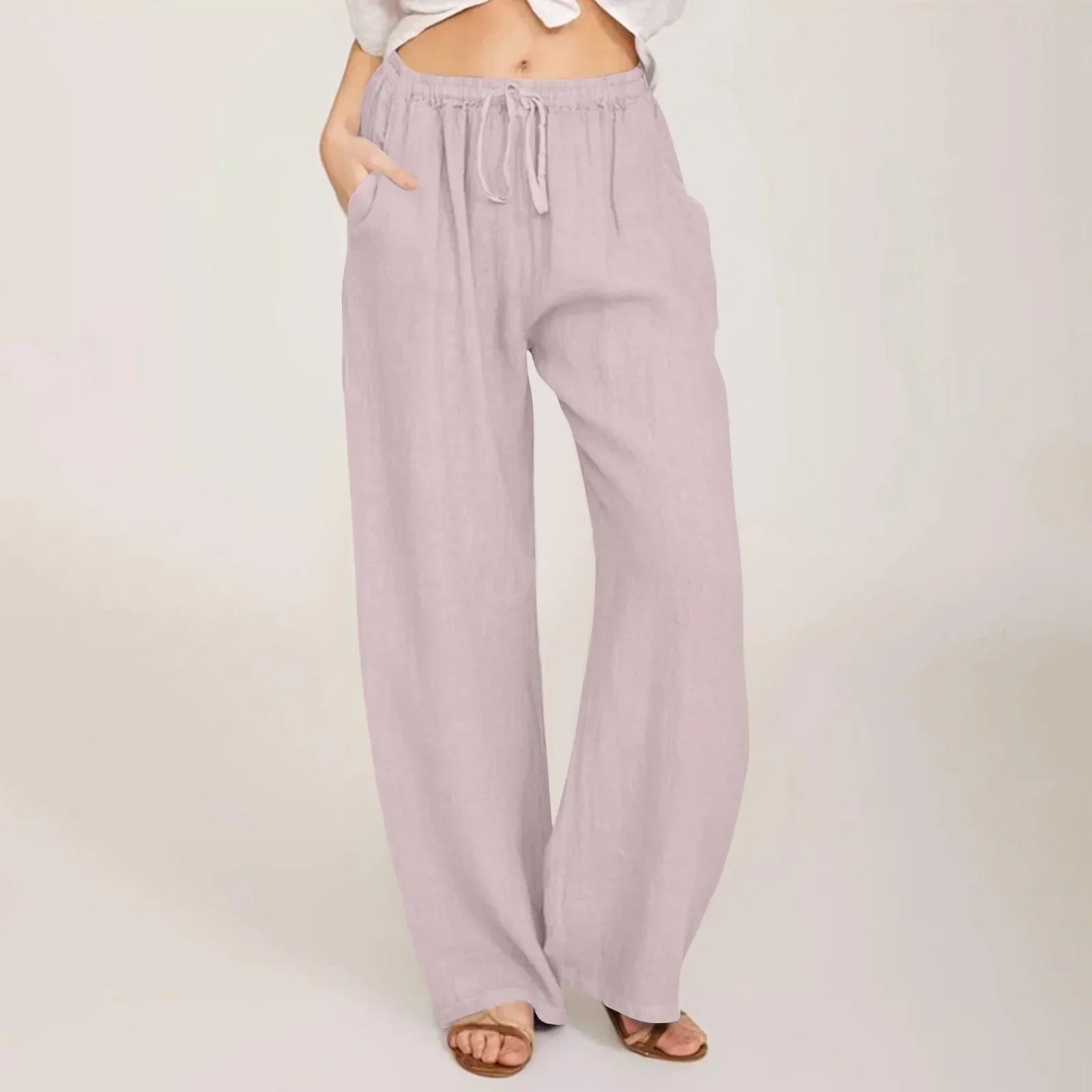 La Baule | Pantalon confort à jambe large