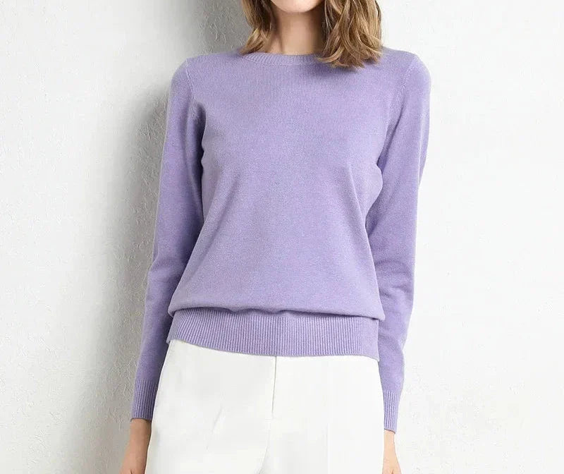 La Baule | Pull confort en laine essentiel