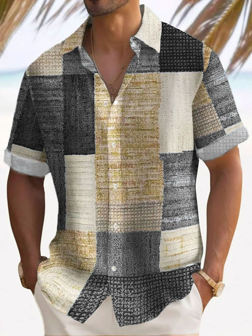 La Baule | Chemise élégante à manches courtes