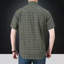La Baule | Chemise élégante à manches courtes à carreaux