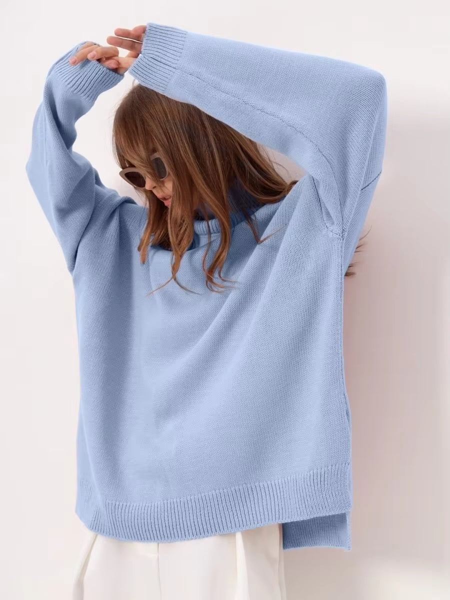 La Baule | Pull avec fente surdimensionnée