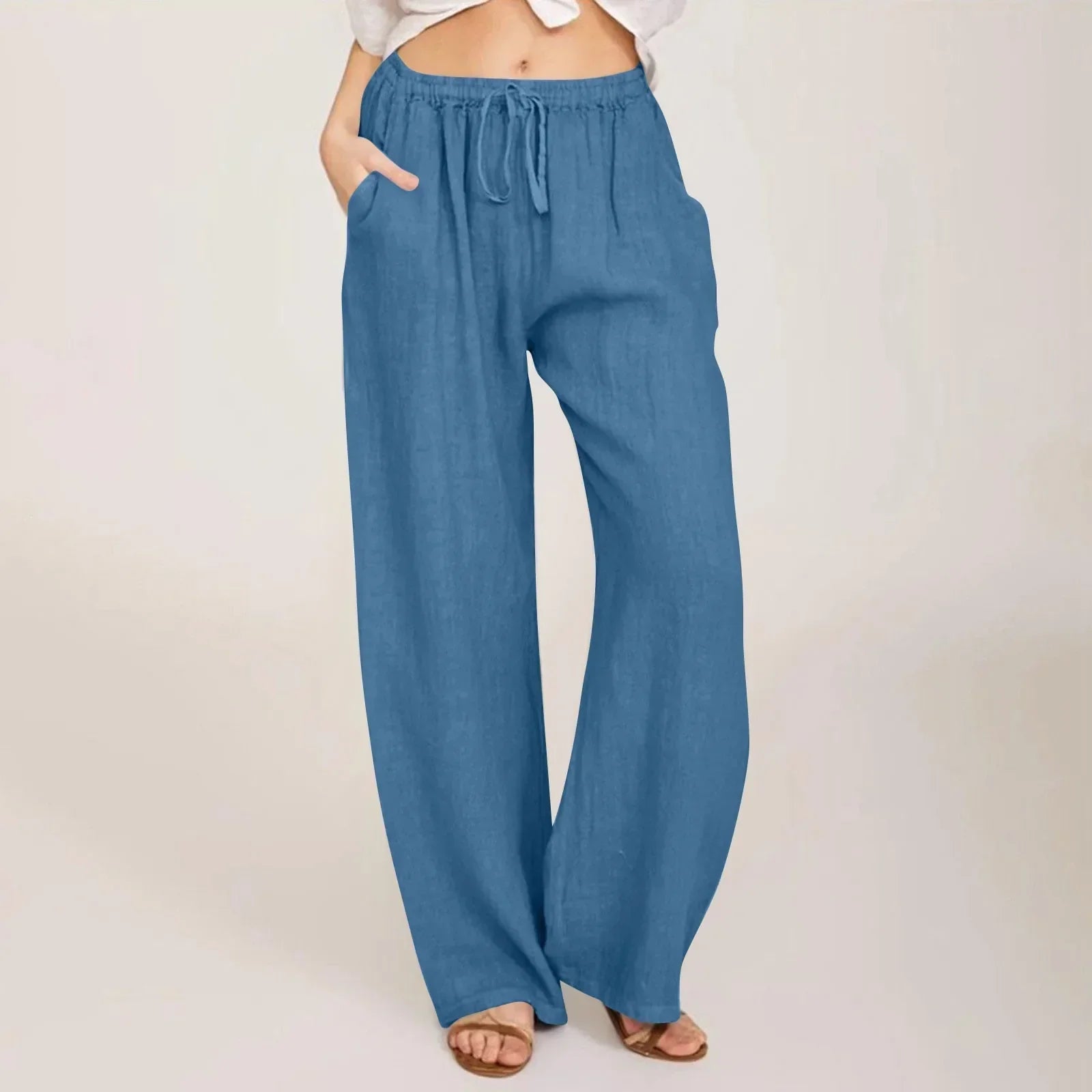 La Baule | Pantalon confort à jambe large