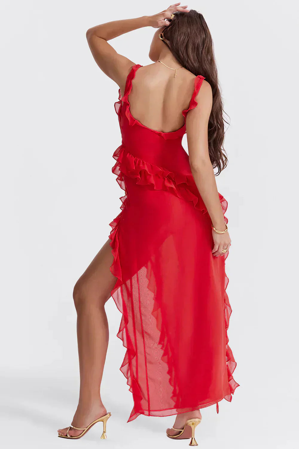 La Baule | Robe élégante avec jambes ouvertes