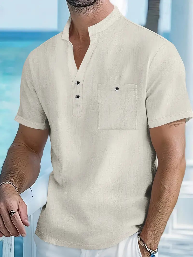 La Baule | Chemise élégante à manches courtes