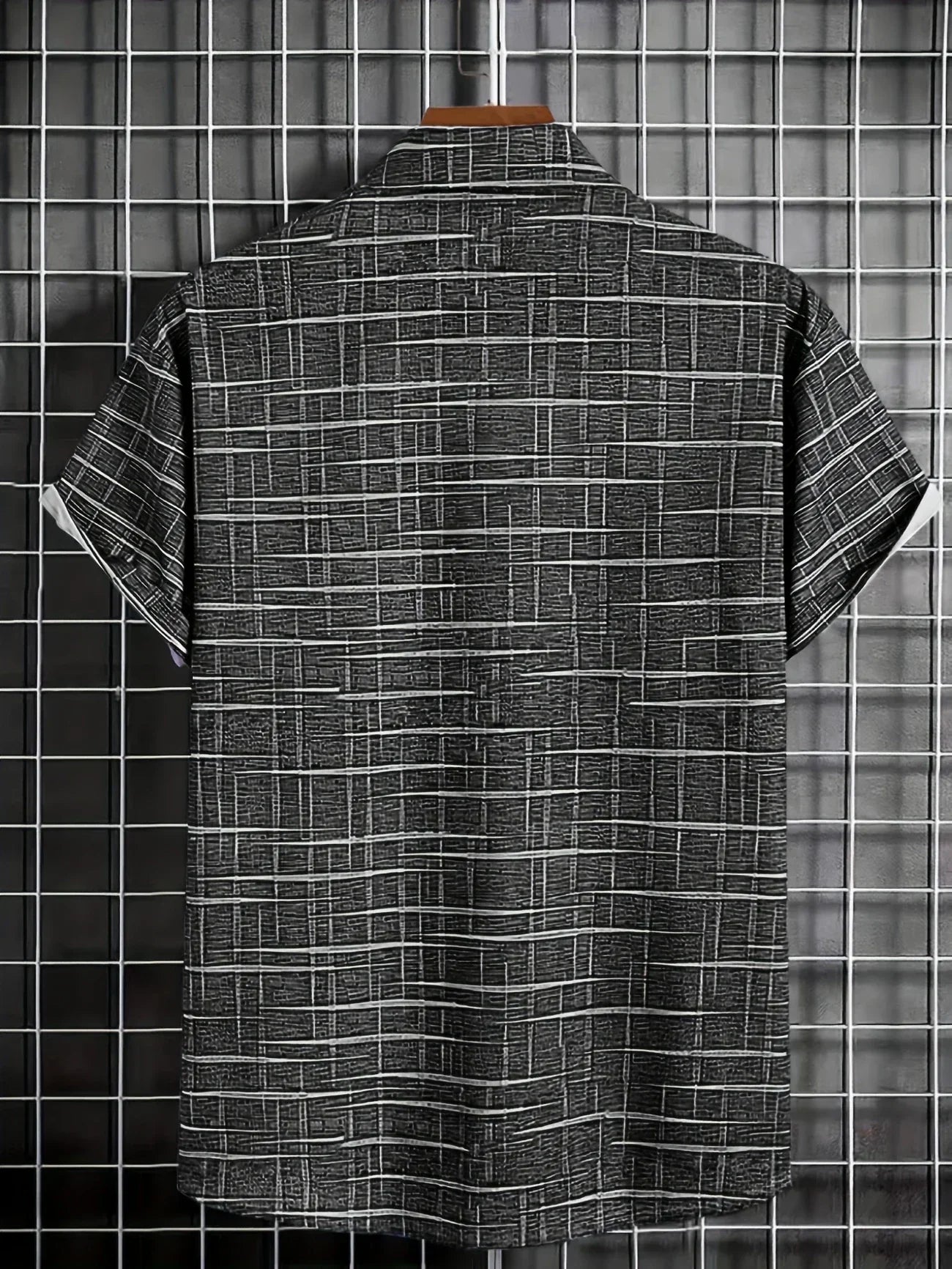 La Baule | Chemise élégante à motif rayé et à carreaux