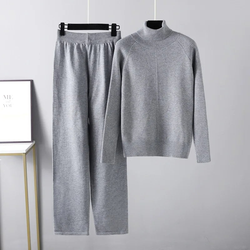 La Baule | Ensemble deux pièces Lounge en tricot torsadé