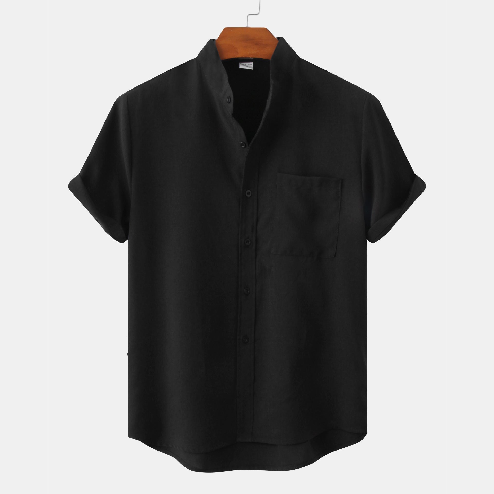 La Baule | Chemise en coton unie avec boutons