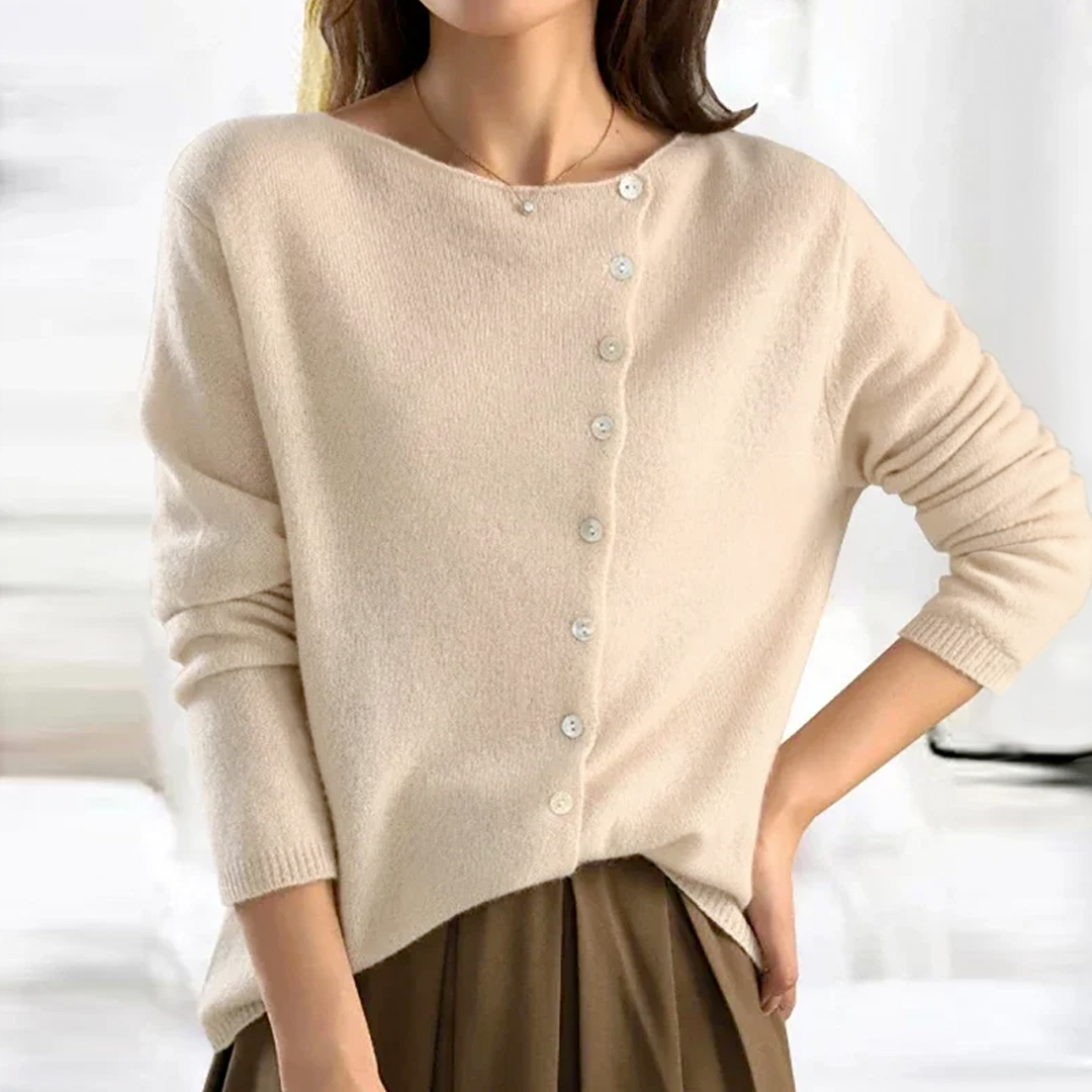 La Baule | Cardigan classique en maille boutonnée