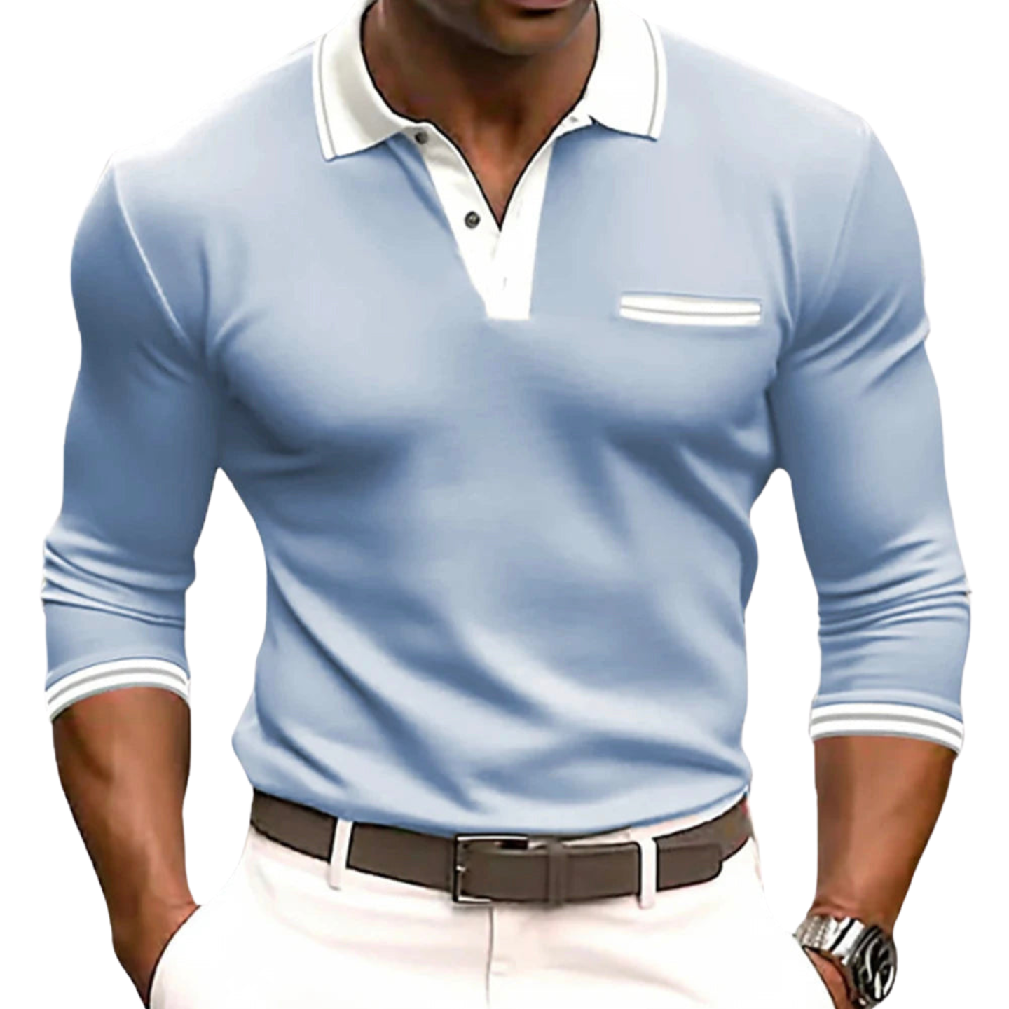 La Baule | Chemise à détails contrastés élégants