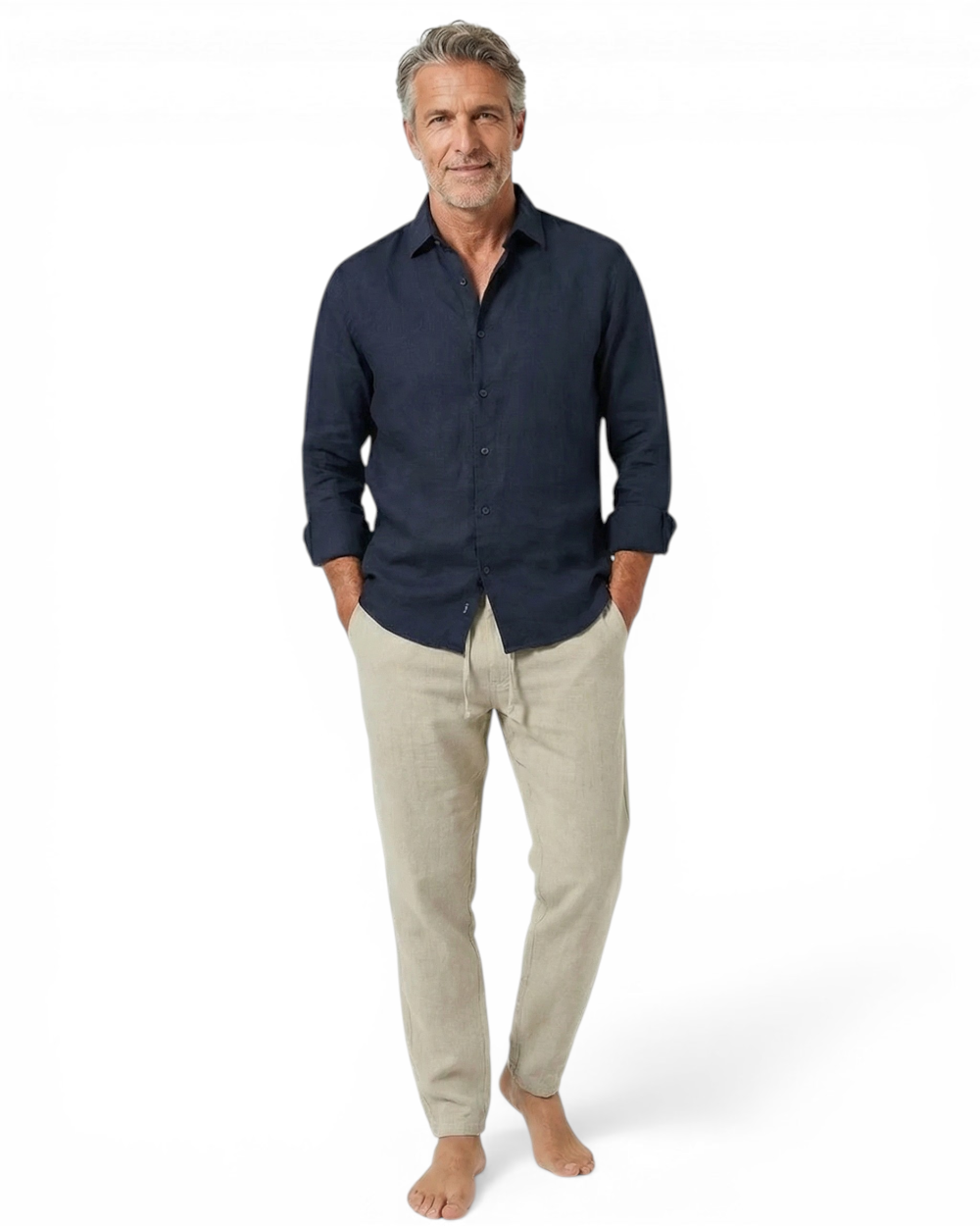 La Baule | Pantalon de plage en lin