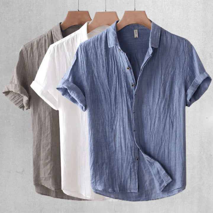 La Baule | Chemise élégante à manches courtes avec boutons