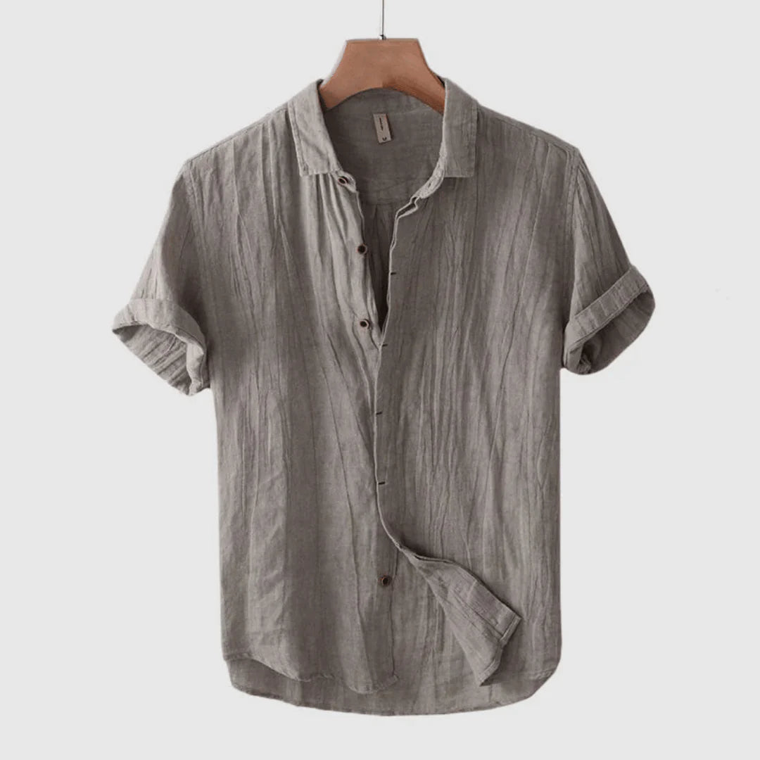 La Baule | Chemise élégante à manches courtes avec boutons