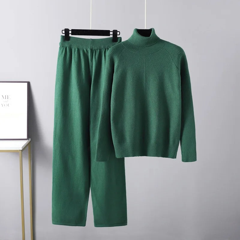 La Baule | Ensemble deux pièces Lounge en tricot torsadé