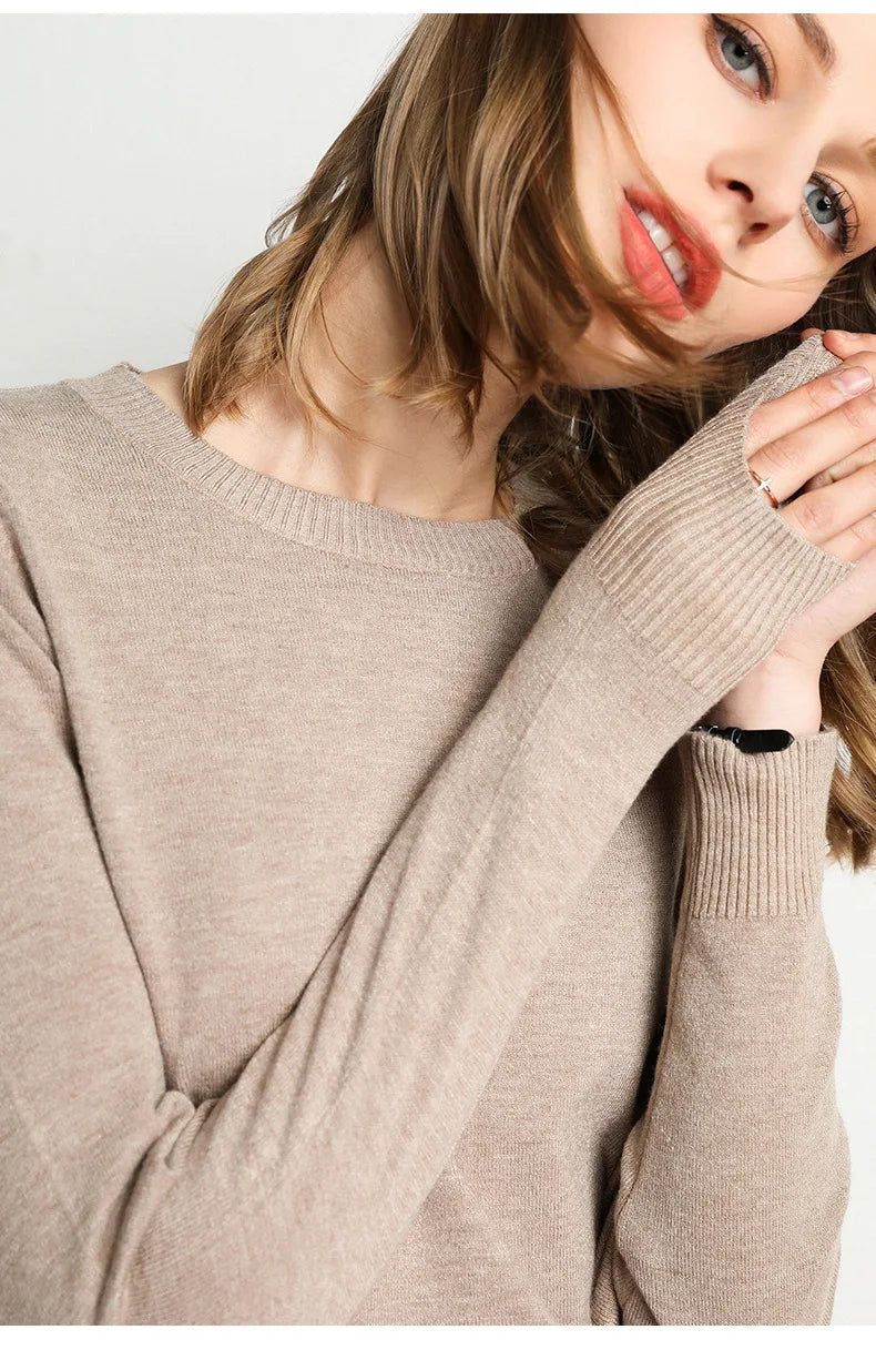 La Baule | Pull confort en laine essentiel